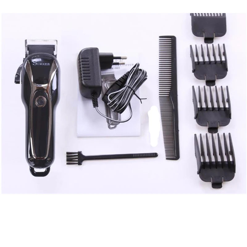 surker electric hair trimmer SK-805 professional cordless electric hair clipper bald head oil head beard trimmer rechargeable