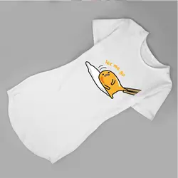 2019 Новая мода gudetama дизайнерское платье женские платья bodycon Короткий рукав o-образным вырезом оболочка мини платье Графический мультфильм