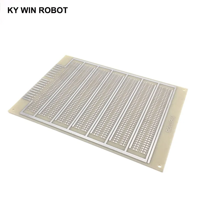 1 шт. DIY 11,8*16,3 см Односторонний Прототип бумаги PCB Универсальный Эксперимент Матрица печатная плата три отверстия 11,8x16,3 см для Ardui