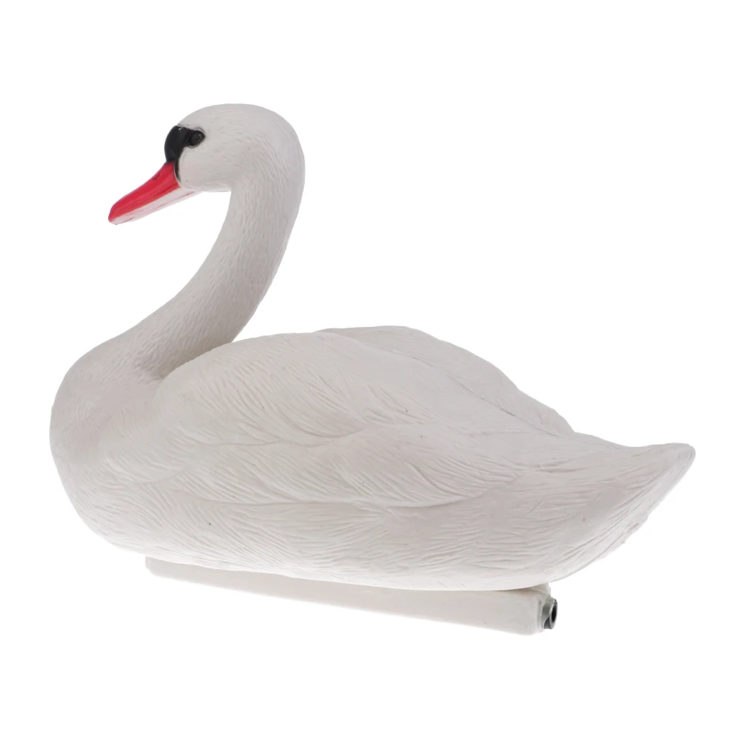 Foldable Floating 3D Swan Hunting Decoy Garden Pest Deterrent Repeller Decor