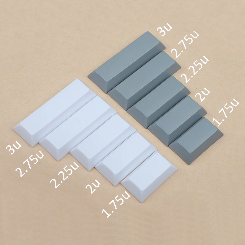 Spacebar XDA Convessa Grigia 6u Per Tastiera Meccanica | Keycaps In PBT, Blank, Per Corsair K70, Cherry, Filco