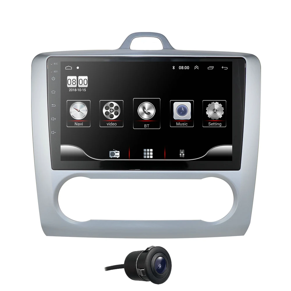 Для 2004 2005 2006-2011 Ford Focus Exi на Android 9,0 2 DIN 9 дюймов gps навигация Сенсорный экран четырехъядерный автомобильный Радио 4G Autoaudio - Цвет: Camera5