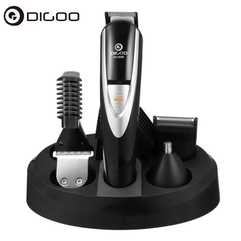 Digoo DG-800B 12 в 1 волосы кусачки для стрижки триммер Набор борода беспроводной триммер для носа уха лица волос прецизионный триммер тела