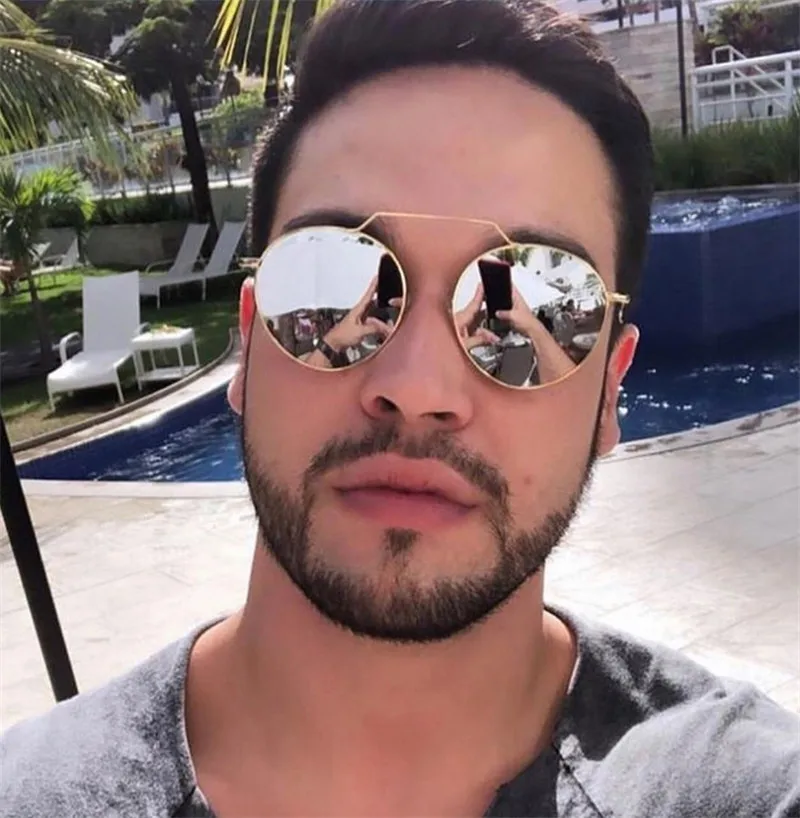 Vintage Round Tony Stark Sunglasses Women Men New Fashion Luxury Metal Retro Shades UV400 gafas de sol hombre Eyeglasses