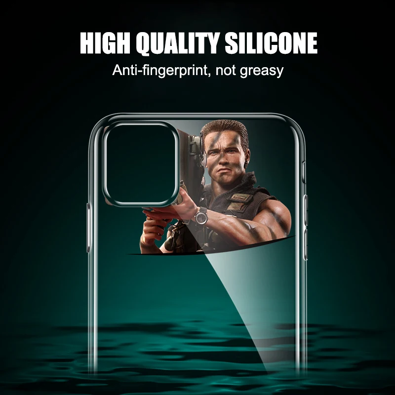 Арнольд Шварценеггер фильм плакат чехол для телефона для iPhone 11 Pro max прозрачный мягкий чехол для iPhone 11 чехол