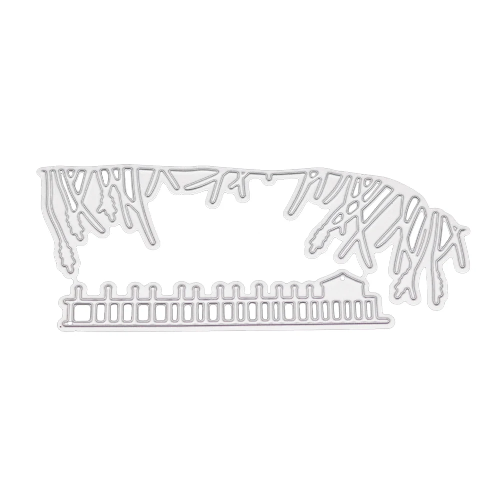  Creative Background Envelope Lace Flower Invitation Lace Embossing Cutting Mold Tool Lakeside Grass - 4000163395291