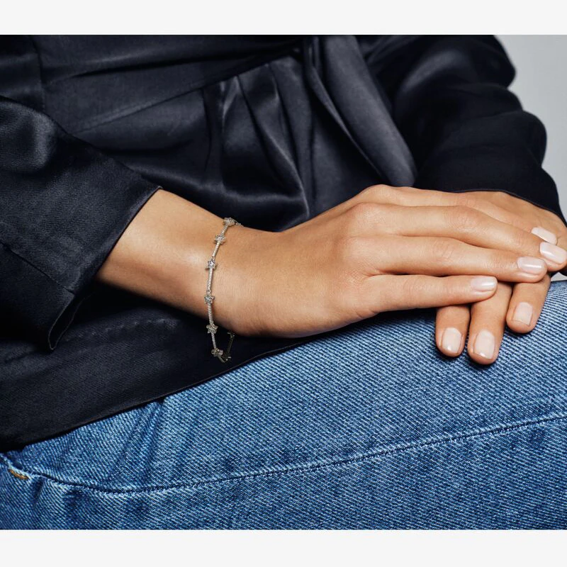 Bracelet Jewelry Adjustable Size Crystal Sky Star Fit Women Men