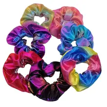 8/12 шт Красочный лазер ободки для волос женская дикие Спортивная эластичная резинка для волос с алмазам инструмент для укладки волос