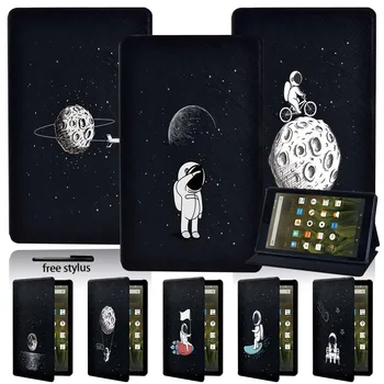 

New Flip Lightweight Hard Shell Tablet Case for Amazon Fire 7 (5/7/9th)/Fire HD 8 (6/7/8th)/Fire HD 10(5/7/9th) Slim Cover Case