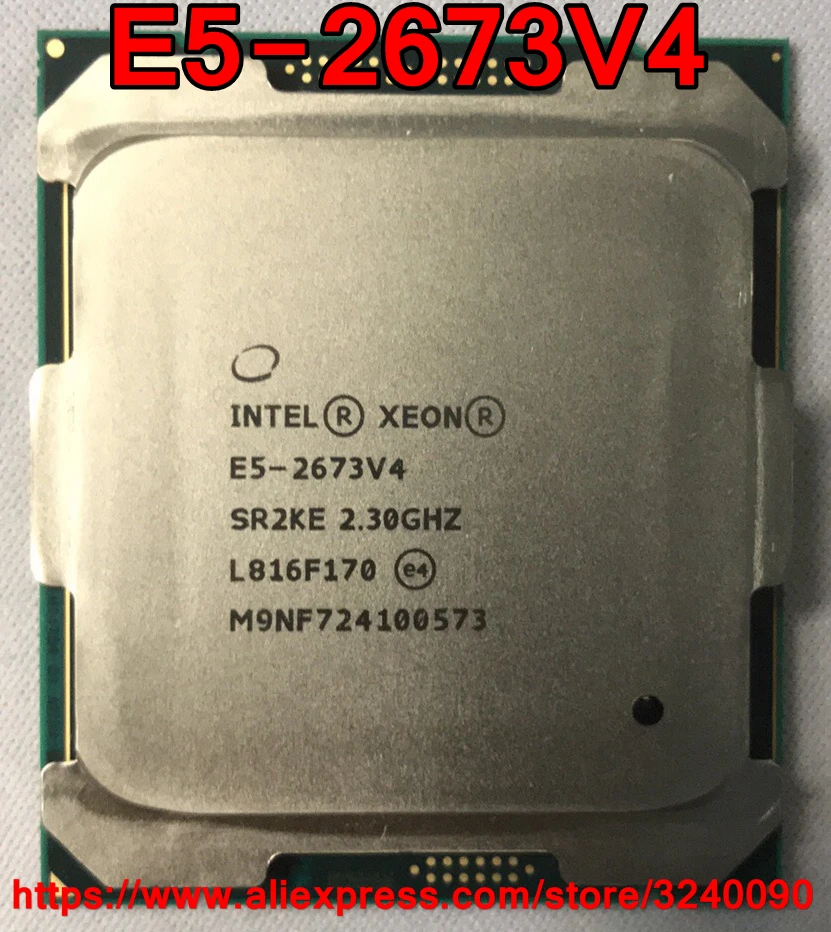 Intel Xeon Cpu E5-2673v4 Sr2ke 2.30ghz 20-cores 50m Lga2011-3 E5-2673 ...
