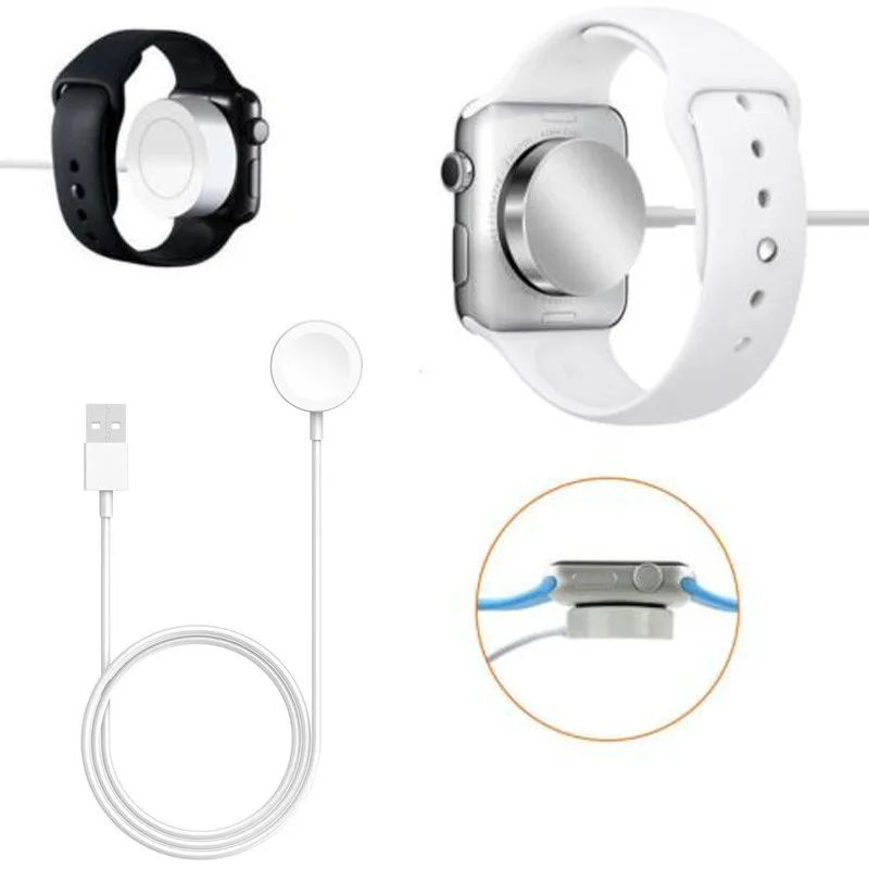 Для Apple Watch iWatch зарядный кабель 38 до 44 мм Серия 1/2/3/4 магнитное зарядное устройство 4 3 2 1 легкий стиль портативный