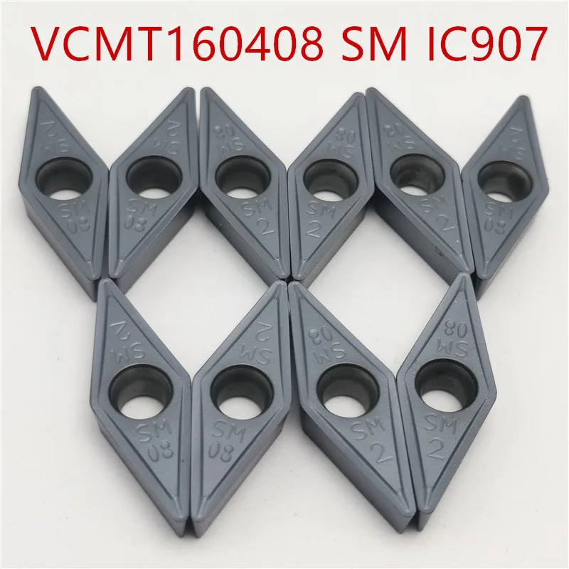 VCMT160408 SM IC907/IC908 внутренний токарный инструмент VCMT 160408 карбидные вставки для
