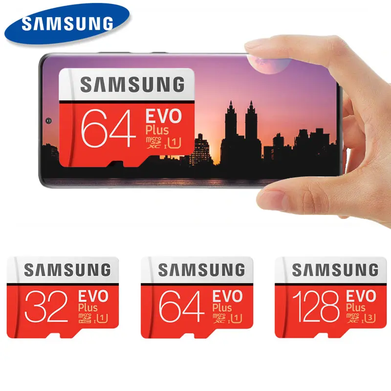 Оригинальная карта памяти SAMSUNG Micro SD 64 u3 64GB класс 10 TF C10 SDXC UHS I EVO mini Microsd sd gb