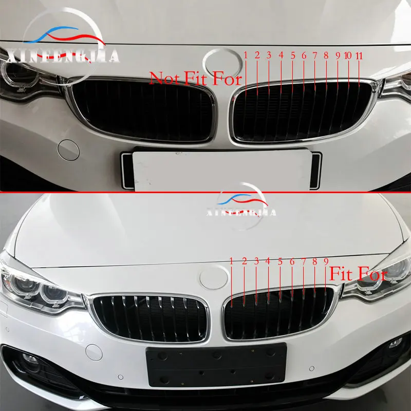 Frontal para Grade do ar para Bmw Capa Series F36 14-19 m Cor 4 F32 F33 7 Capa frontal para grade do ar, para