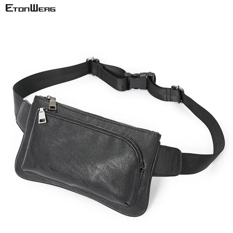 Fanny Pack Black Waterproof Money Belt Bag Men Purse Teenager's Wallet Belt  Fashion Bum Bag Travel Crossbody Chest Bags Unisex - Crossbody Bags -  AliExpress