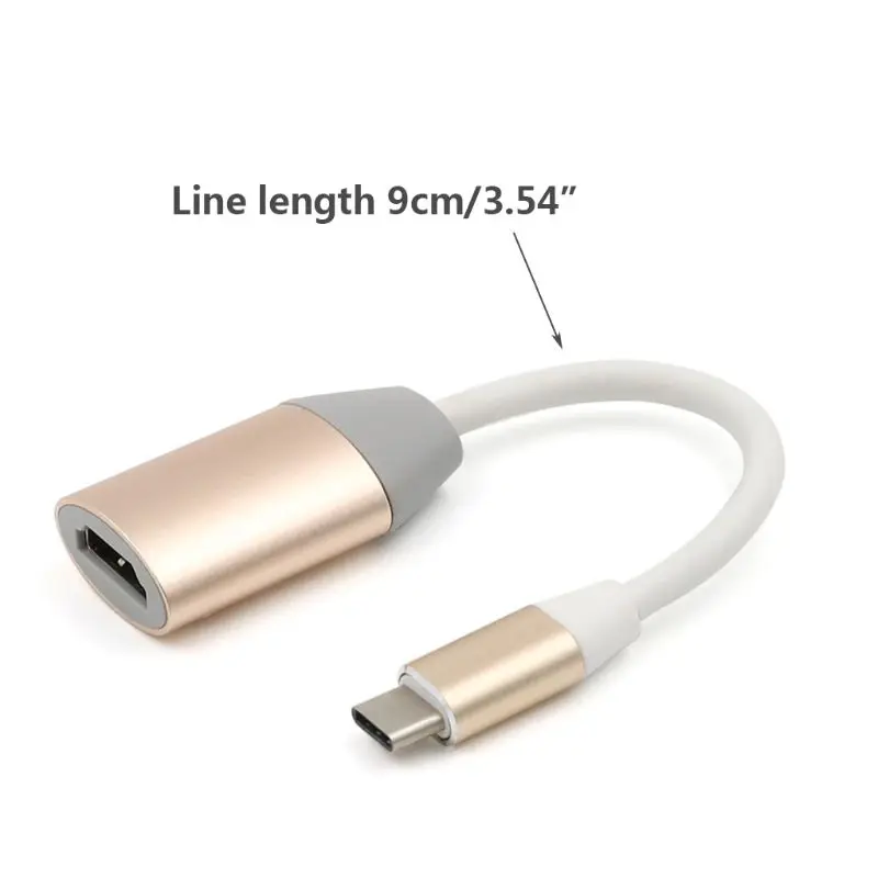 Высококачественный usb type C к HDMI конвертер 4K USB C адаптер кабель для Macbook samsung телефон