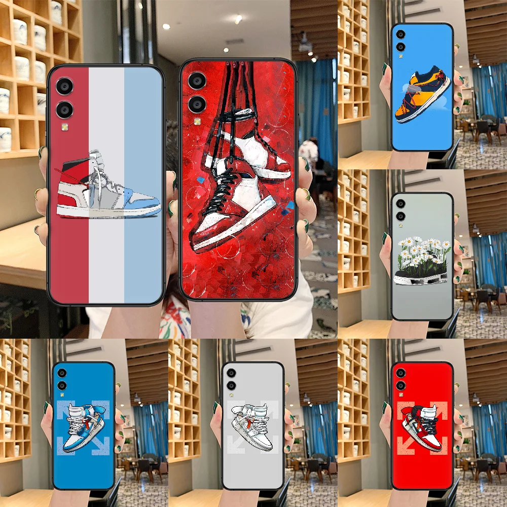 

Luxury Brand Sneakers Phone case For Huawei Honor 10 10i 20 6A 7A 8 8A 8X 9 9X Play View 20 Lite Pro black Etui trend cover