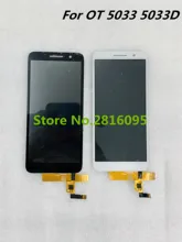 Preto/branco para alcatel 1 5033 5033x 5033a ot5033d ot5033a ot 5033j display lcd + tela de toque digitador assembléia