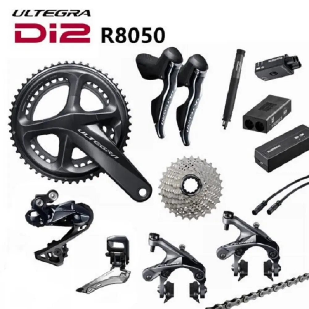 Shimano Di2 Ultegra R8050 50/34T 53/59T 165/170/172,5/175 мм 2*11 22 Скорость дорожный велосипед указано велосипеда Запчасти обновление R8000