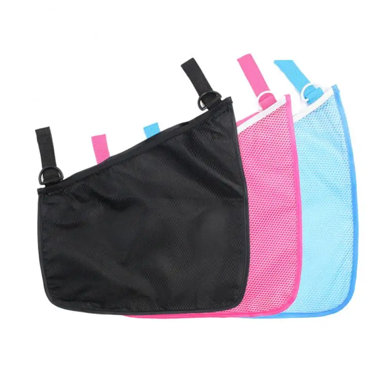 3 Colors Mesh Polyester Pram Buggy Baby Trolley Storage Bag Stroller Carriage Organizer For Baby Kids Stroller Storage Bag Side baby stroller cover for rain