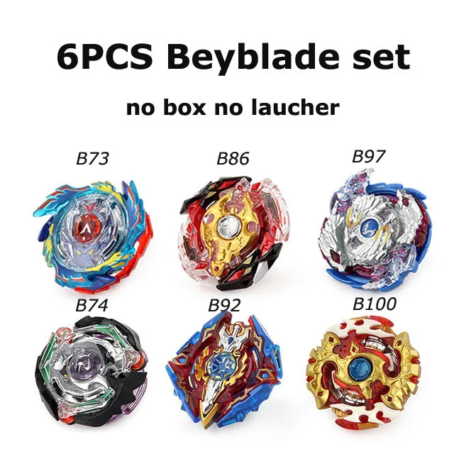 Горячие Лучшие продажи Beyblades Взрывная Созвездие гироскопа боевые сплава гироскопа в коробке 2820-AA - Цвет: 6 pcs set