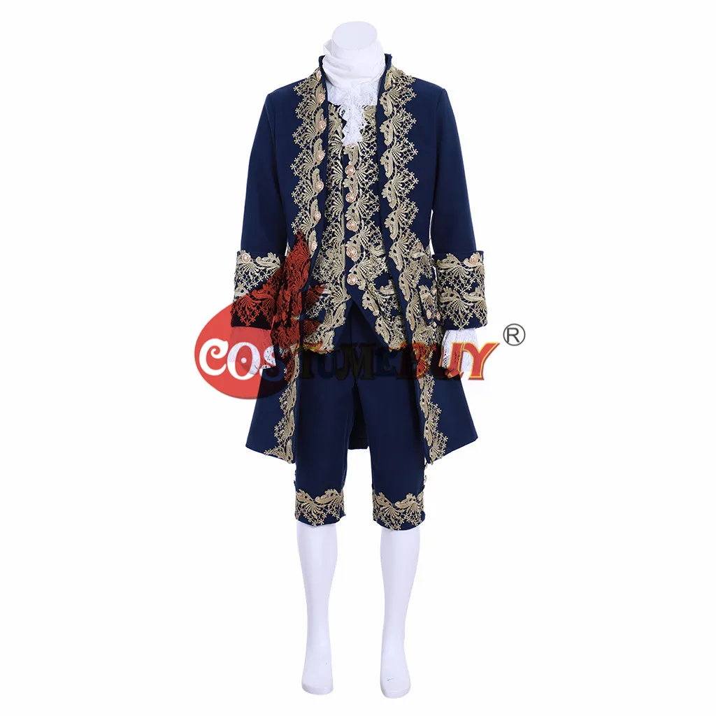Costumebuy 18-й Британский Костюм Принца Ретро рококо аристократ костюм Marie джентльмен средневековый мужской костюм на заказ