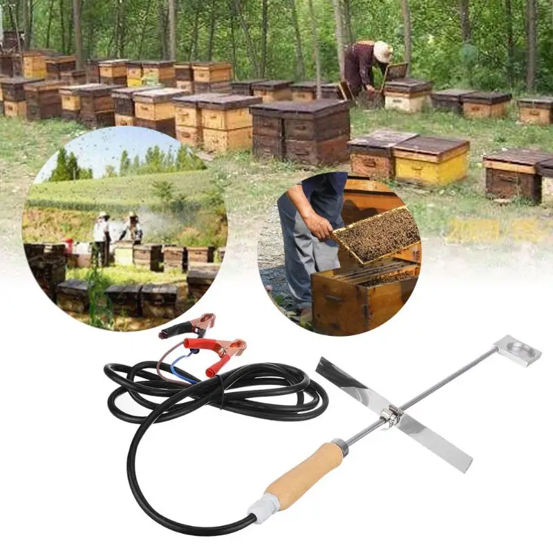  1 Set Bee Vaporizer 12V Bee Oxalic Acid Evaporator Varroa Treatment Beekeeper Beekeeping Supplies T