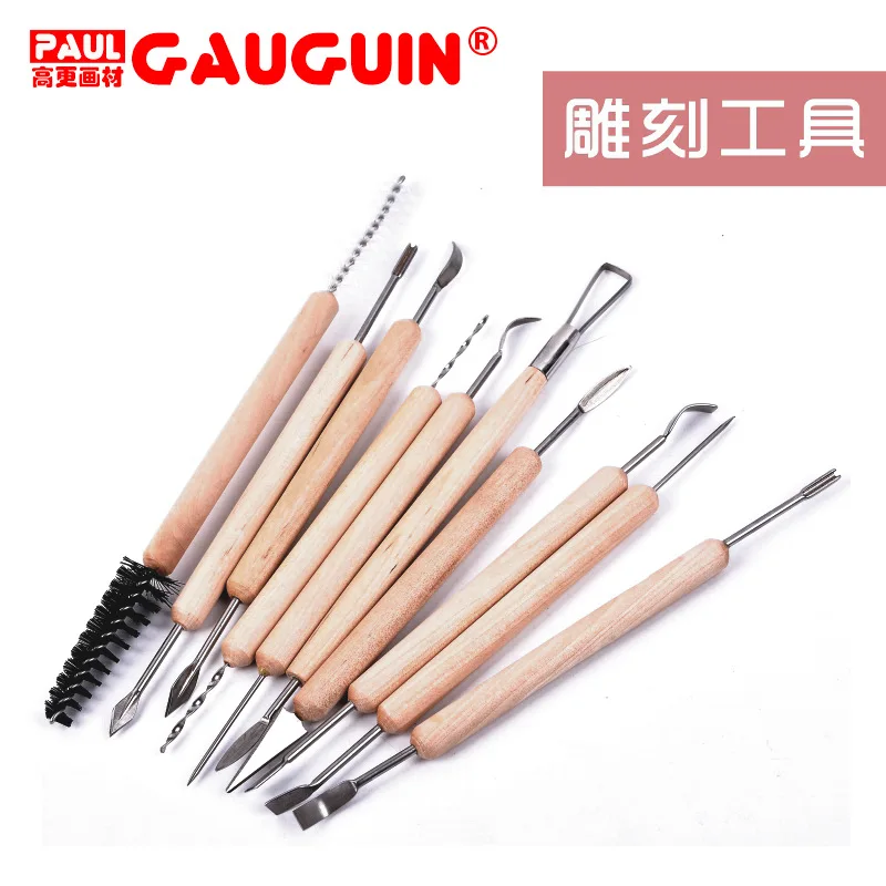 

Gauguin Drawing Sets 11 Pieces Radium Cutter Wire Wood Clay Sculpture Tool Clay Sculpture Knief DIY Supplements Manufacturers Wh