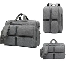 17,3 дюймов игровой ноутбук Портфели 3-в-1 многоцелевой рюкзак Бизнес сумка через плечо сумки из натуральной кожи