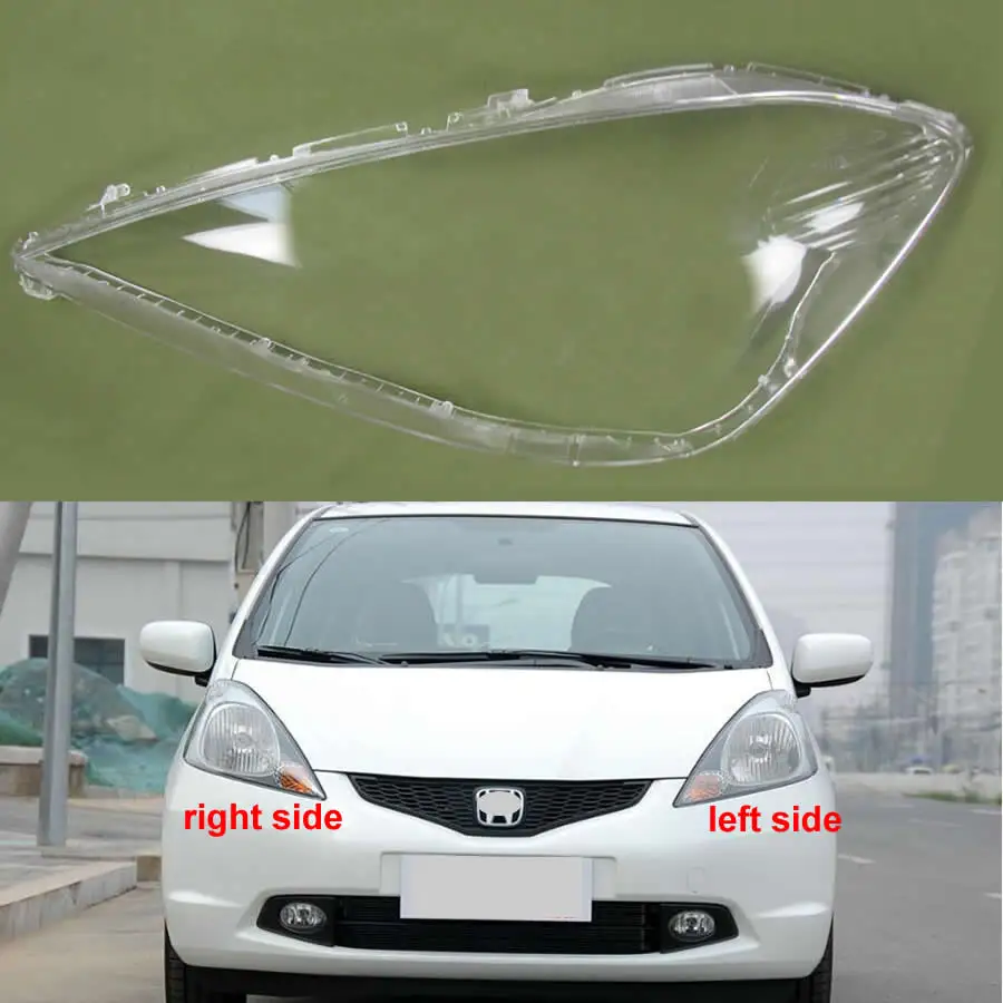 Прозрачный абажур крышка налобного фонаря стеклянный для передней фары Honda Fit