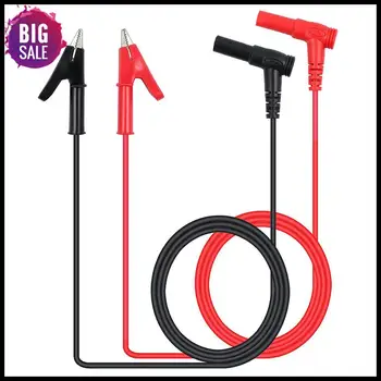 

Pair Banana Plug to Alligator Clip Test Lead Crocodile Clip Lab Test Cable with Banana Plug Heavy Duty 1M Long for Multimeter