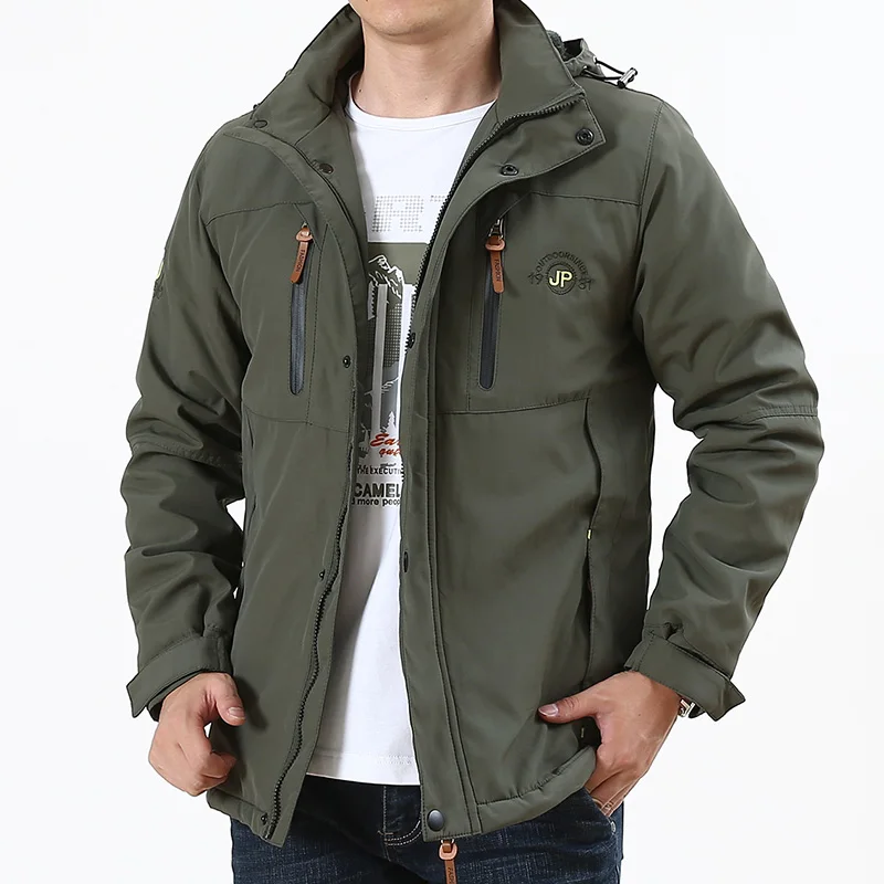 Men's Winter Cashmere Waterproof Jacket Outdoor Sports Warm Brand Jacket Mountaineering Camping Camping Mountaineering Skii