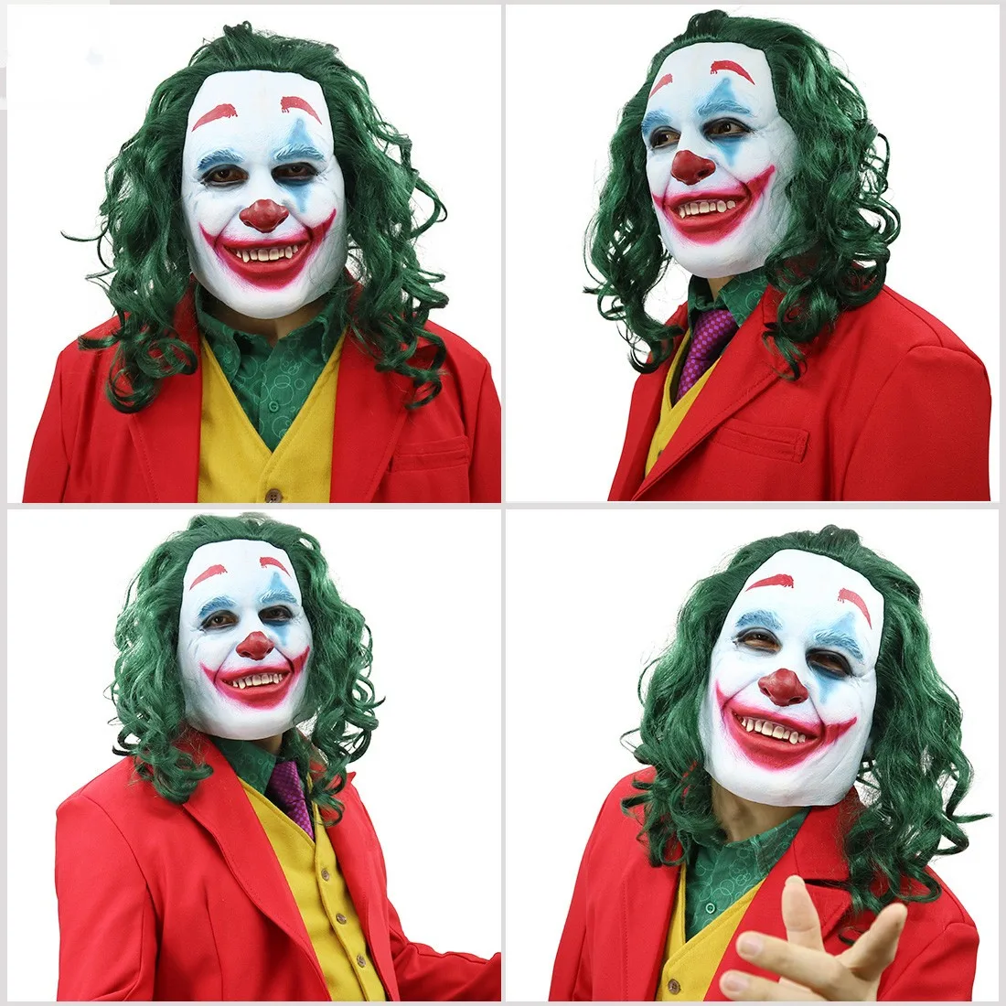 /джокер/маска/Хеллоуин Косплей с изображением Джека Нейпира маска ужаса фильм Бэтмена, костюм, аксессуары, страшная маска