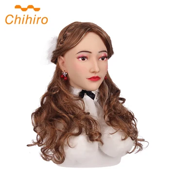 

Alice Female Soft Silicone Mask for Crossdresser Men Cosply Simulation Beauty Masks Halloween Make-up Dance Party Shemale 3G