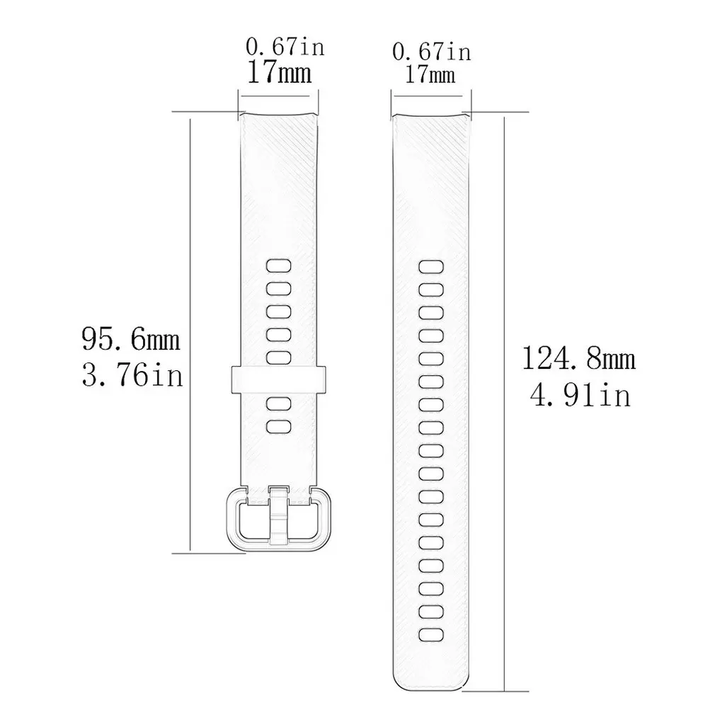 Силиконовый ремешок для huawei Honor Band 5 стандартная версия Смарт-Браслет спортивный сменный женский браслет