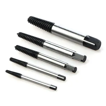 

5Pcs Screw Extractor Drill Bits Speed Out Guide Set Broken Bolt Remover Easy Out Set Bolt Stud Stripped Remover Tool
