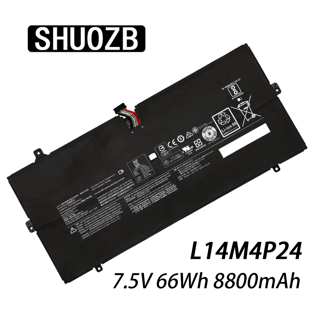 Аккумулятор для ноутбука L14M4P24 L14L4P24 8800 мАч Lenovo YOGA 4 PRO 900 900-13ISK 900-IFI 900-ISE 5B10H43261 |