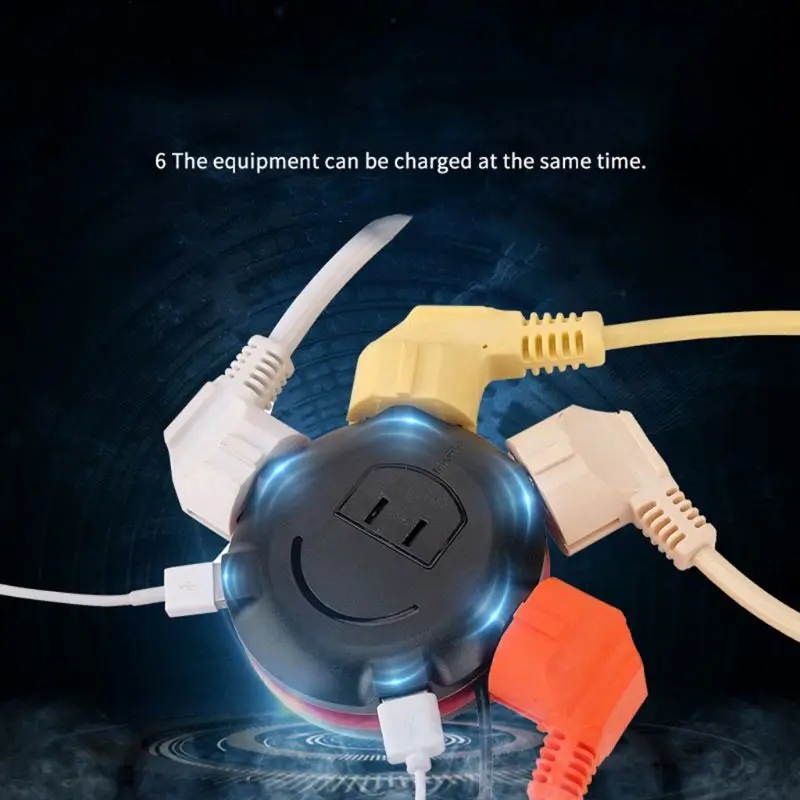 Все в одном Международный адаптер питания зарядное устройство 2.4A 2USB 4 гнезда UK EU