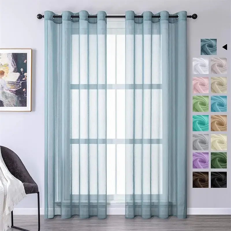 Tulle Curtains for Living Room Solid Color Modern Window Voile Curtains for Bedroom Kitchen Window Blinds Home Decoration Tulle Tulle Curtains for Living Room Solid Color Modern Window Voile Curtains for Bedroom Kitchen Window Blinds Home Decoration Tulle
