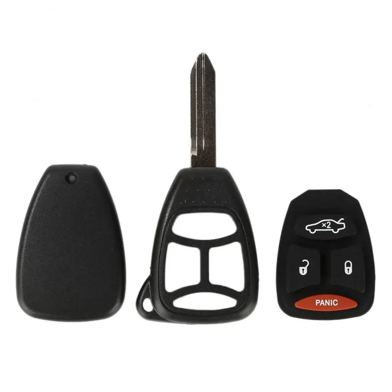 4 кнопки флип дистанционного ключа чехол для Dodge Jeep Commander Grand Cherokee Chrysler Aspen 300 Fob