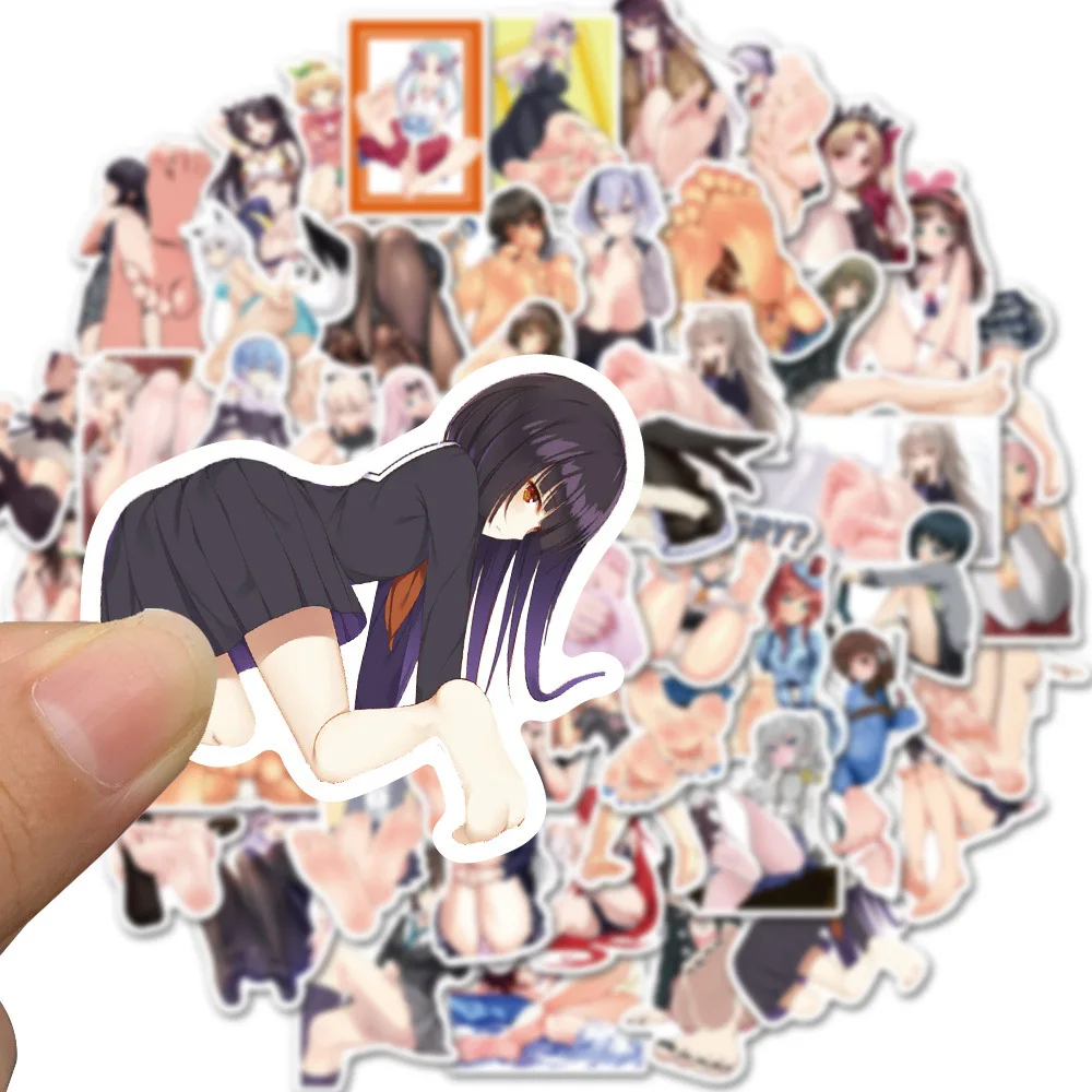 10/30/50 шт. японские сексуальные девушки для ног Waifu Pinup хентай аниме наклейка s