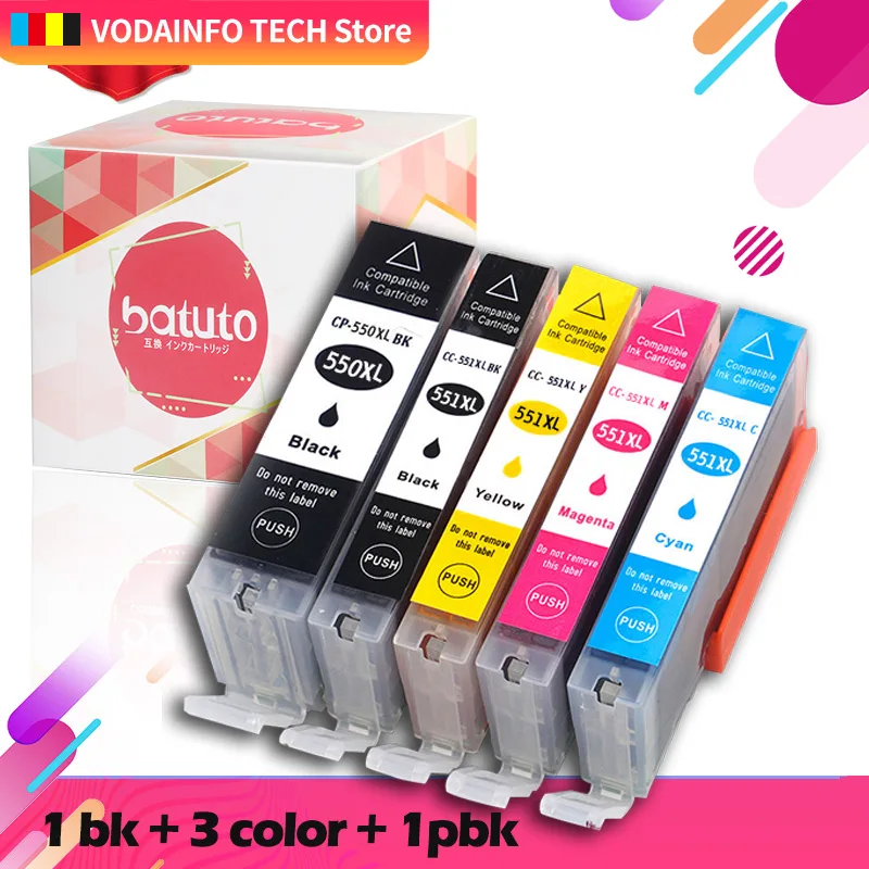20 Cartouches d'encre pour Canon Pixma ip4850 ip4950 ix6550 mx715