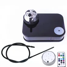 5 цветов арабский акриловый квадратный ящик кальян набор с светодиодный свет Chicha уголь для кальяна Cachimba Shisha аксессуары для трубок