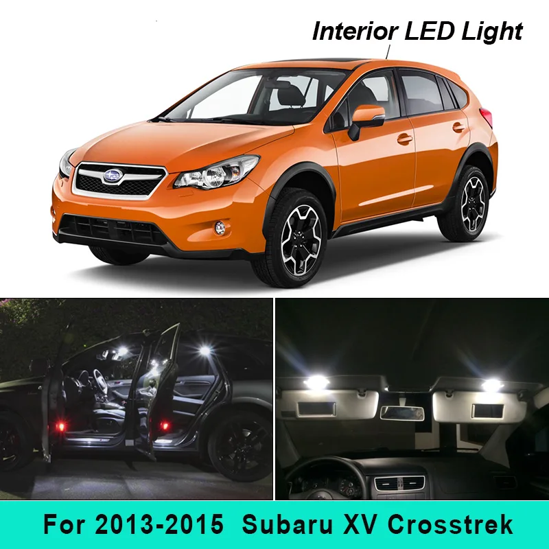 8X Canbus ксеноновая Белая светодиодная лампа s посылка для 2013-2015 Subaru XV Crosstrek