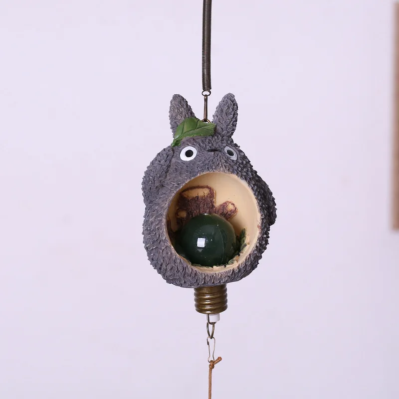 

Japanese Style Grocery Creative Valley Totoro Wind Chime Door Decoration Hanging Decoration W1000-13 Resin Crafts