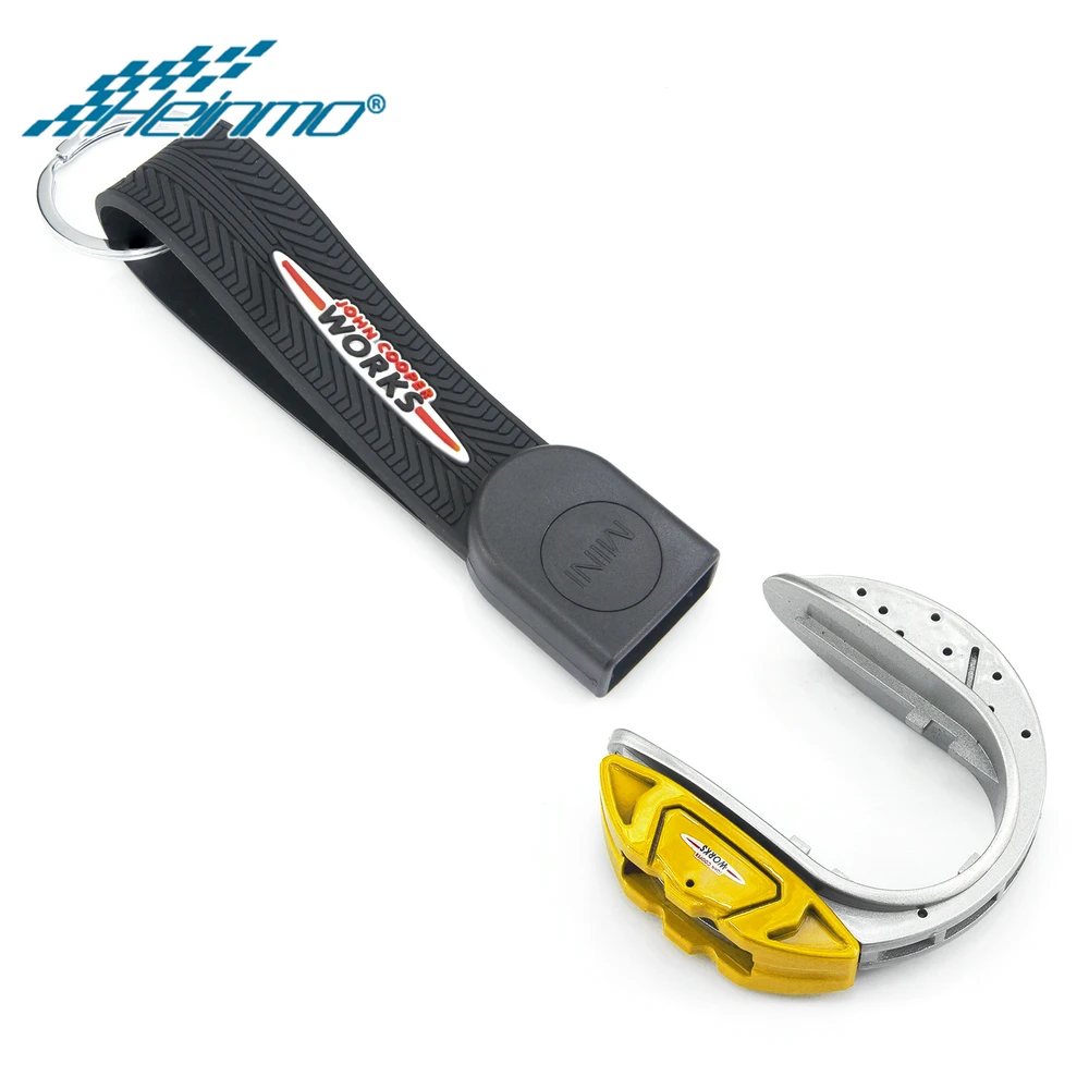 One Set Yellow Аксессуары для MINI Cooper F54 F55 F56 F57 Clubman, чехол для ключей для MINI Countryman F60, чехол для ключей, стильный держатель - Название цвета: One Set Yellow