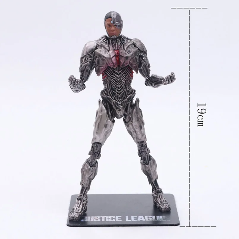 ARTFX+ вспышка фигурка Бэтмена Темный рыцарь чудо-женщина Супермен экшен комиксы для влюбленных ПВХ Коллекция супер герой модель - Цвет: Cyborg no Box