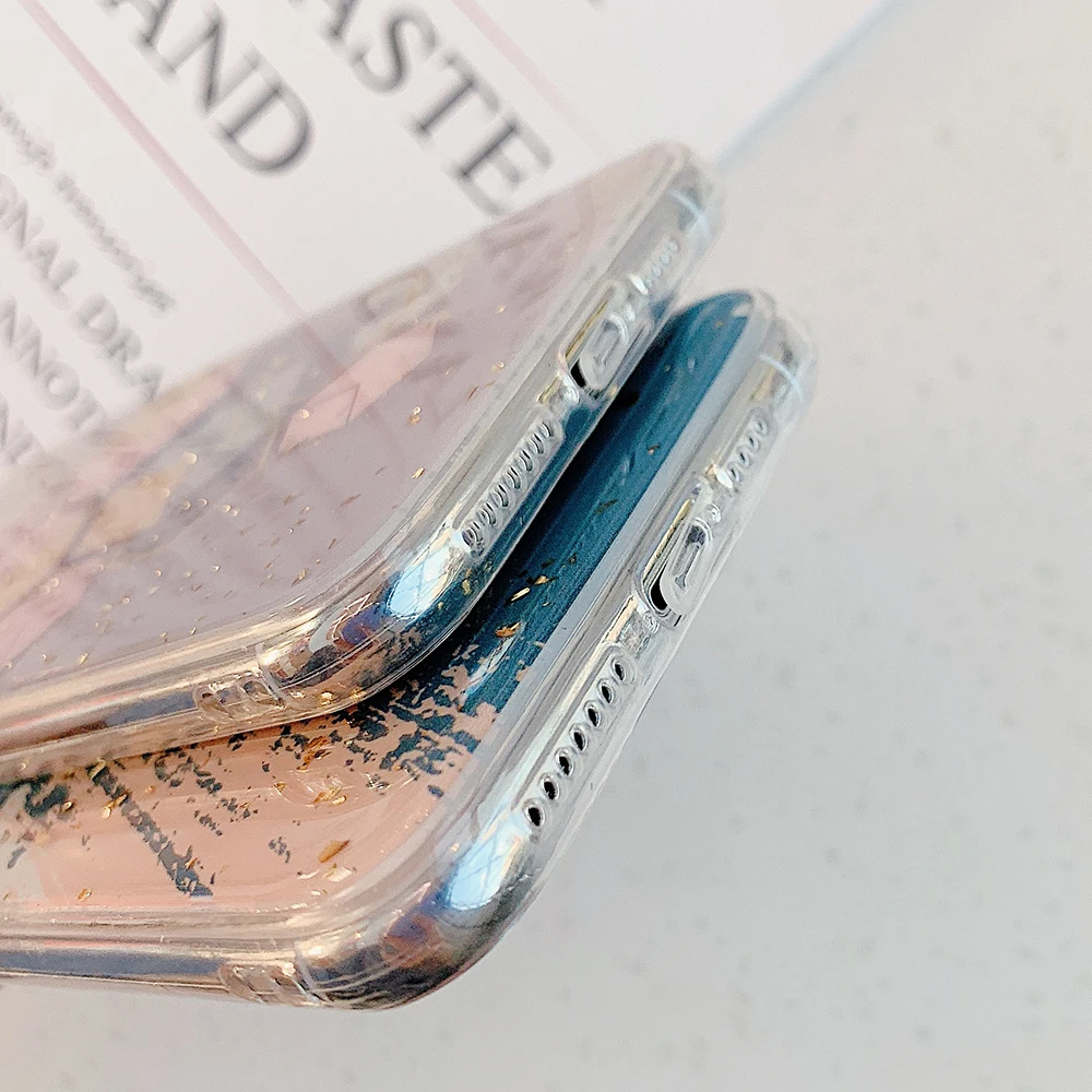 Золотой геометрический чехол для iPhone 12 Mini 11 Pro Max XR X XS 7 8 Plus Мягкий эпоксидный