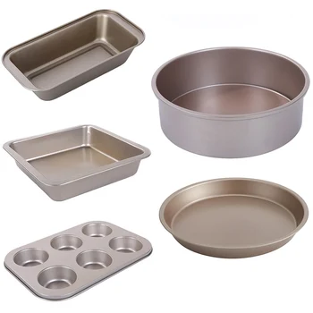 

Cake Mold Carbon steel Durable Homemade Pastry Biscuit Bread Pizza Oven Baking Pan Tray Package Non-stick Kitchen Bakin Tool Set