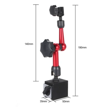 

Hot Magnetic Base Holder Iron Mini Flexible Bracket Tool with Double Adjustable Pole for Leverage Dial Indicator